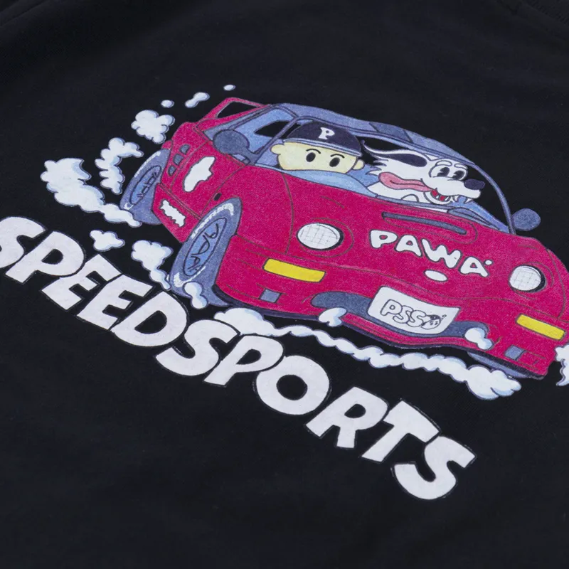 Pawa Speed Sports Raceday T Shirt Black-4