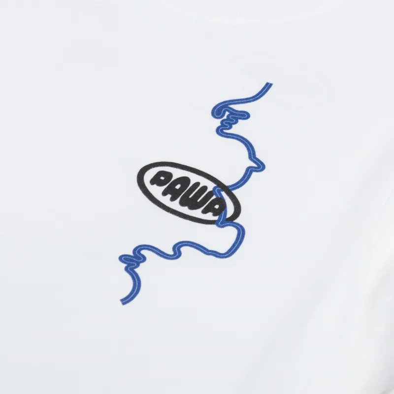 Pawa Speed Sports Drift Map T Shirt White-5