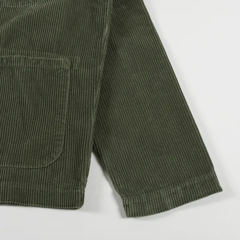 Universal Works Field Jacket Olive 6 Wale Corduroy-4