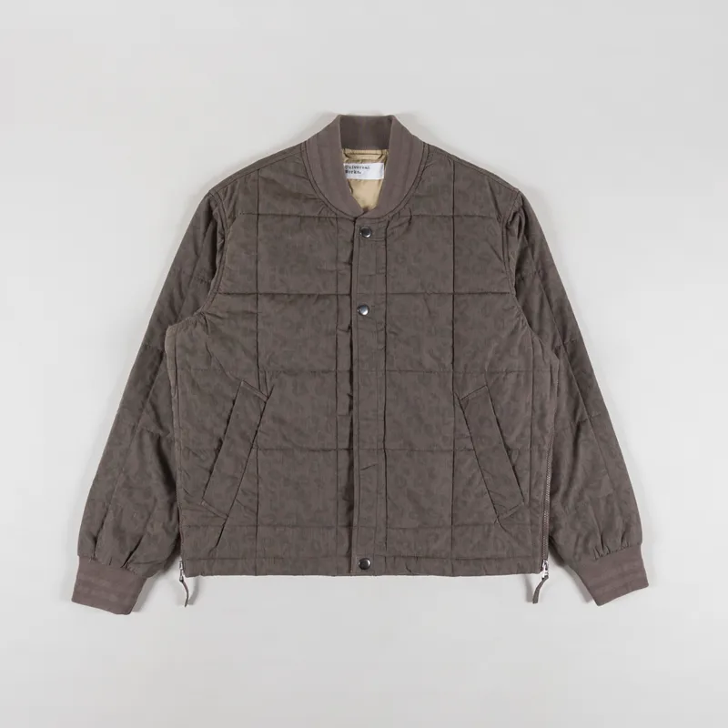 Universal Works Carlton Jacket Sand Leopard Recycled Polytech