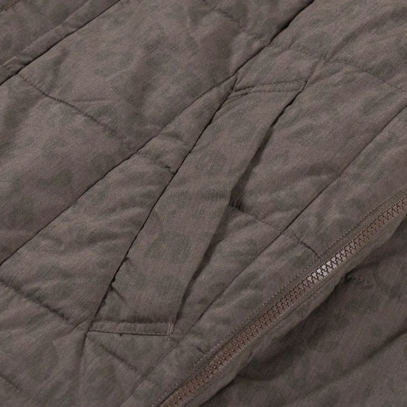 Universal Works Carlton Jacket Sand Leopard Recycled Polytech-7