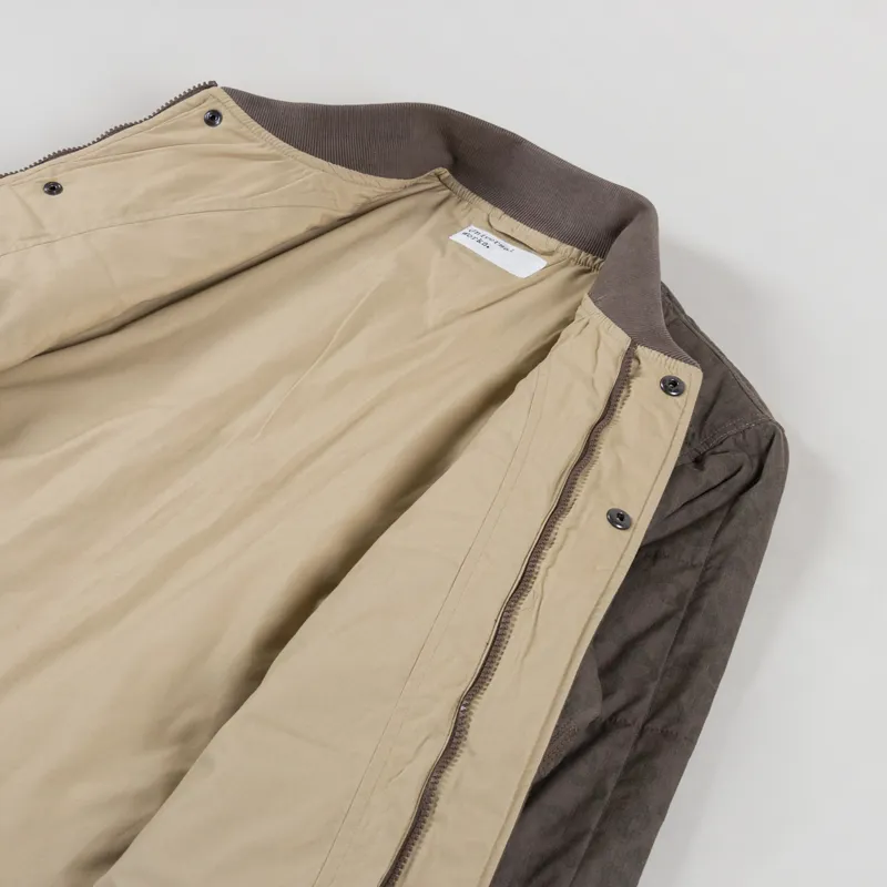 Universal Works Carlton Jacket Sand Leopard Recycled Polytech-5