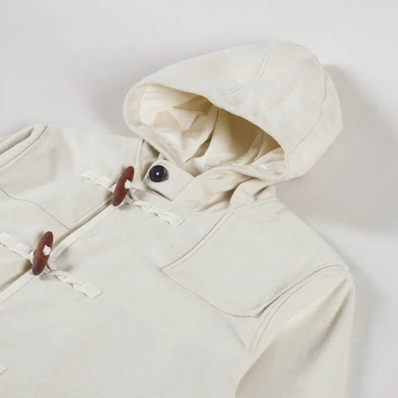Universal Works Military Duffle Coat Ecru Marl Mowbray-3