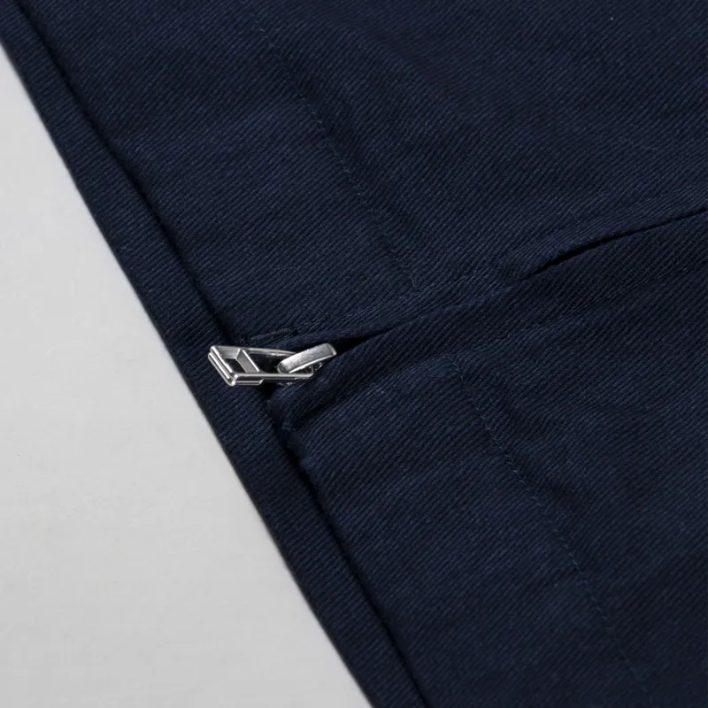 Universal Works Windcheater Jacket Navy Embroidered Works Twill-7