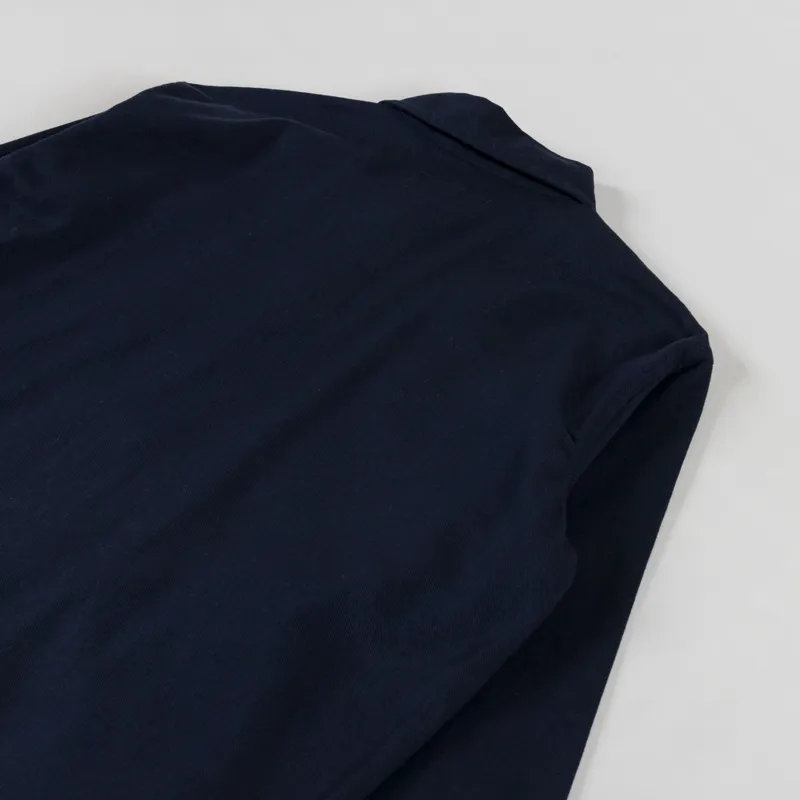 Universal Works Windcheater Jacket Navy Embroidered Works Twill-3