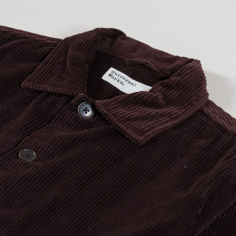 Universal Works Easy Jacket Rich Brown 6 Wale Cord-4