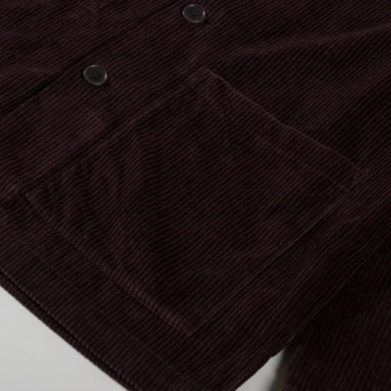 Universal Works Easy Jacket Rich Brown 6 Wale Cord-6