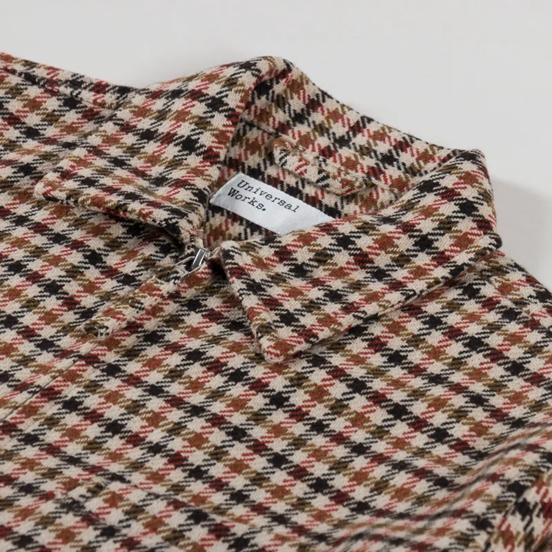 Universal Works Windcheater Jacket Stone Columbo Recycled-6