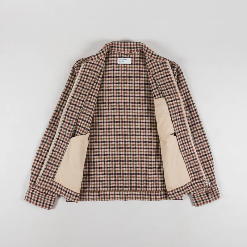 Universal Works Windcheater Jacket Stone Columbo Recycled-1