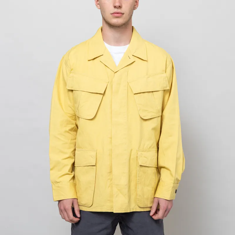 Universal Works Jungle Jacket Lemon Linen Slub Weave