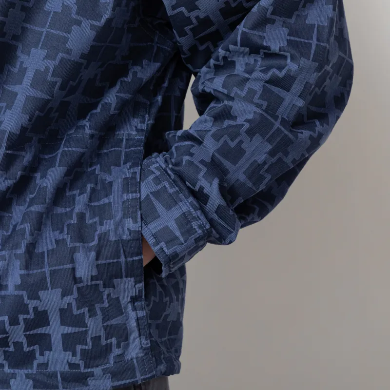 Universal Works Liam Jacket Navy Milta Print Cord-9