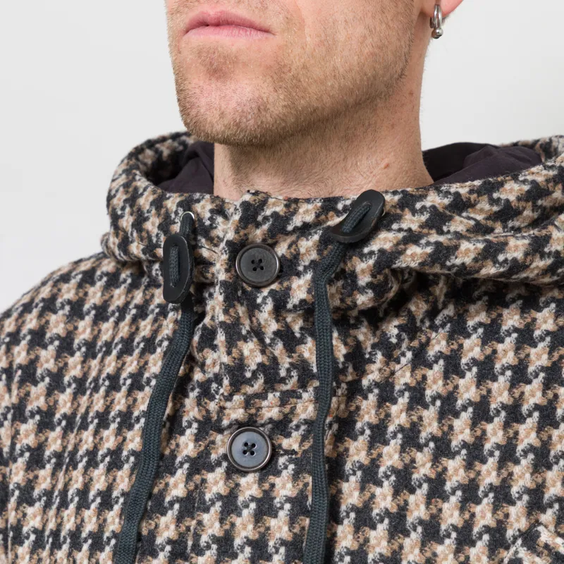 Universal Works Boston Parka Sand Cortina Tweed-5