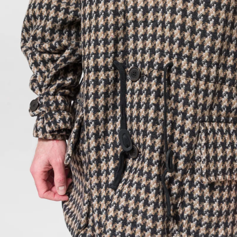 Universal Works Boston Parka Sand Cortina Tweed-7