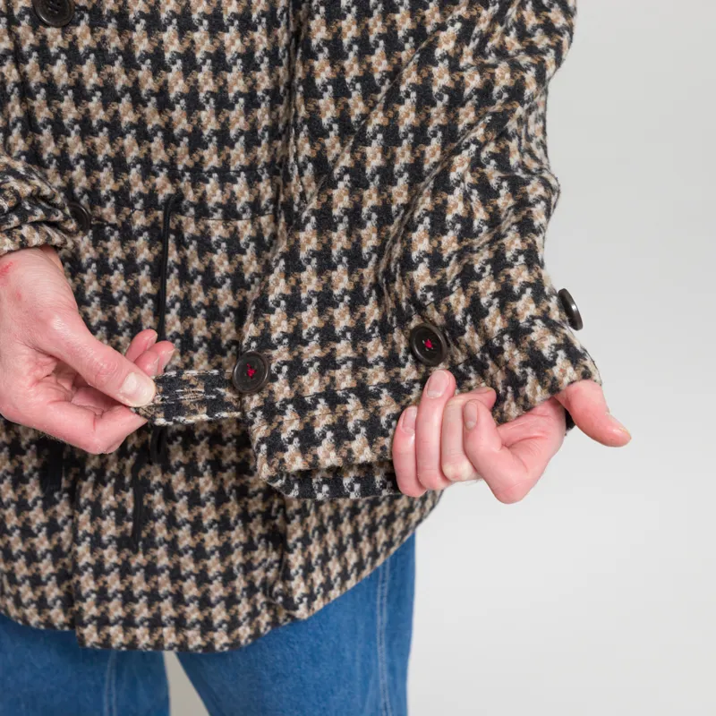 Universal Works Boston Parka Sand Cortina Tweed-10