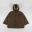 Universal Works Boston Parka Brown British Wax Cotton