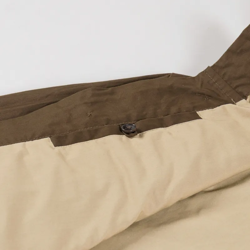 Universal Works Boston Parka Brown British Wax Cotton-11