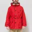 Universal Works Boston Parka Orange British Wax Cotton
