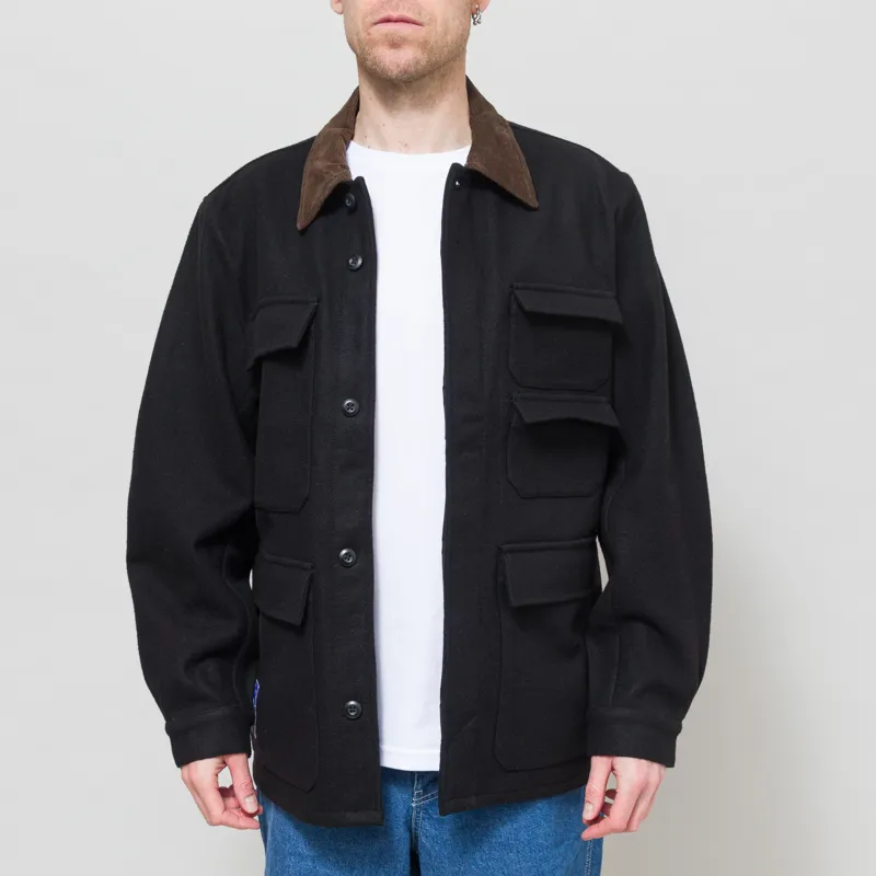 Universal Works Military Fatigue Jacket Black Mowbray-1