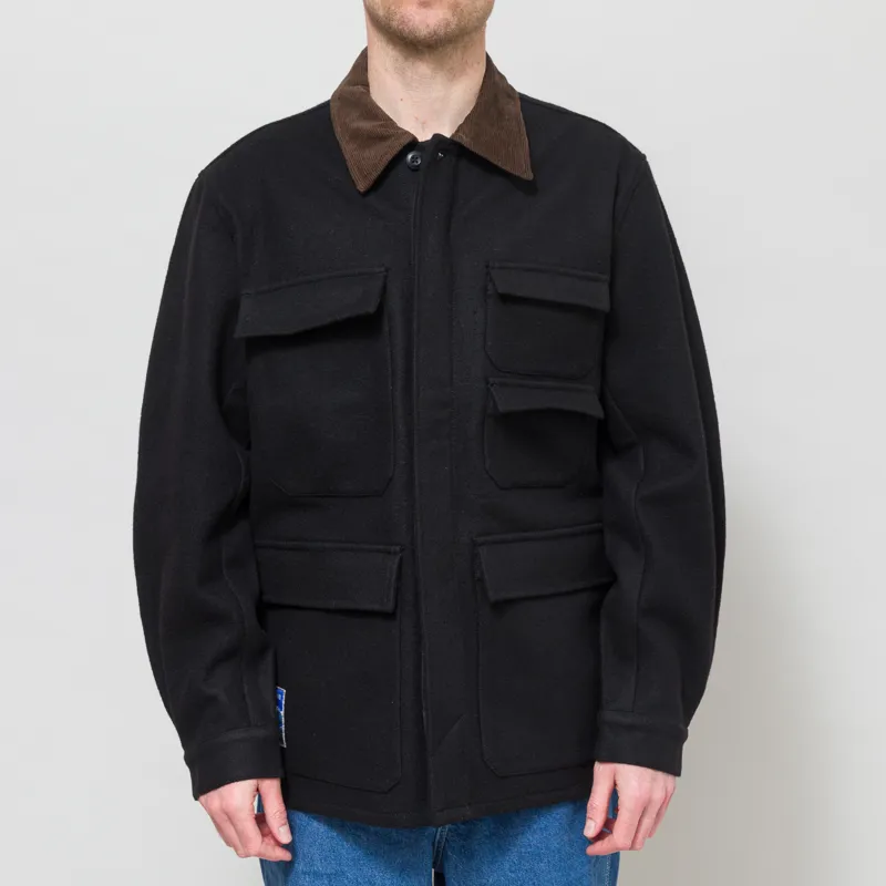 Universal Works Military Fatigue Jacket Black Mowbray