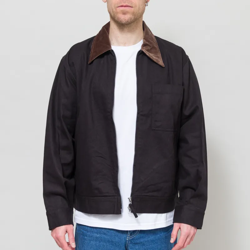 Universal Works Rose Bowl Jacket Black Works Twill