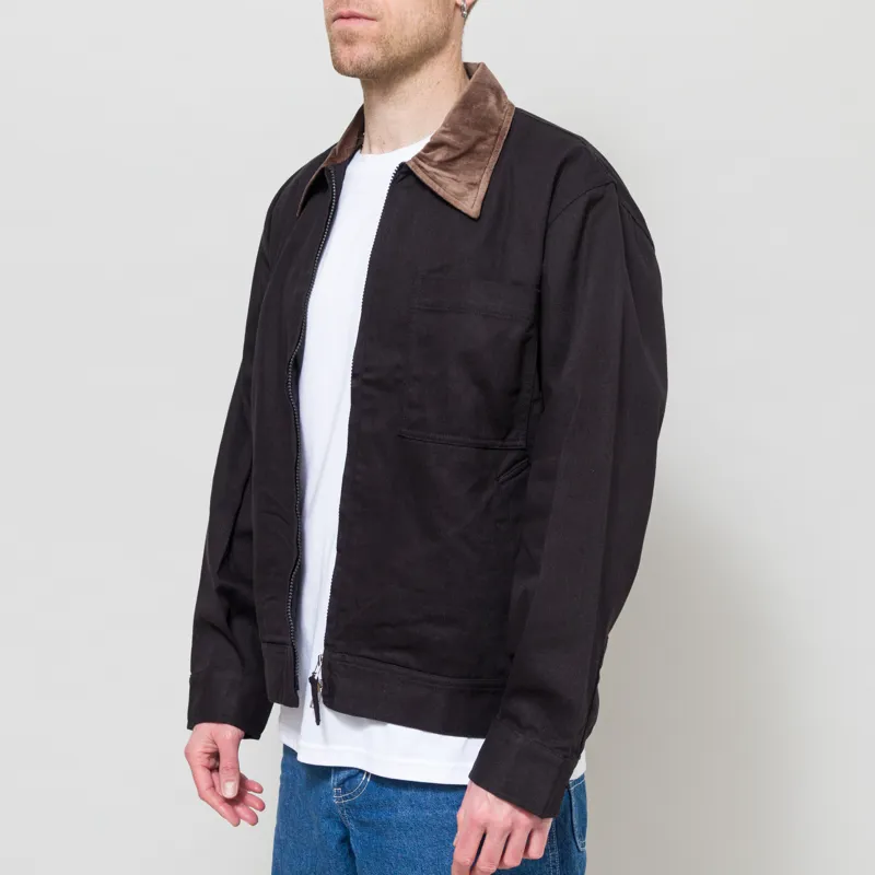 Universal Works Rose Bowl Jacket Black Works Twill-1