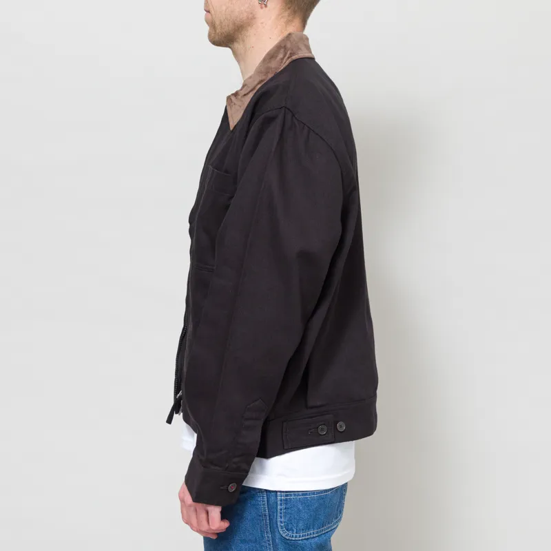 Universal Works Rose Bowl Jacket Black Works Twill-2