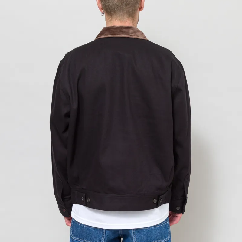 Universal Works Rose Bowl Jacket Black Works Twill-3