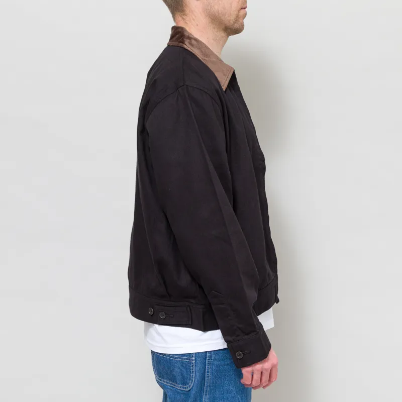 Universal Works Rose Bowl Jacket Black Works Twill-4