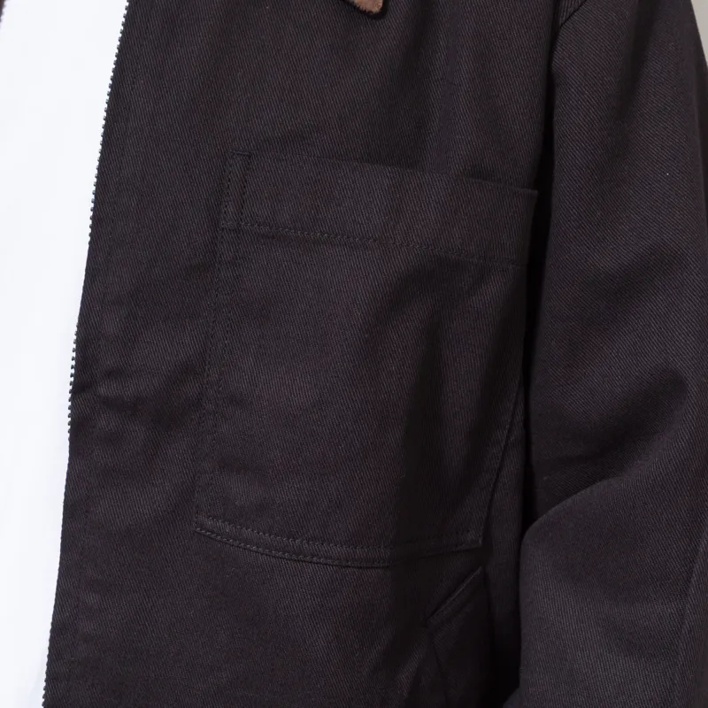 Universal Works Rose Bowl Jacket Black Works Twill-7