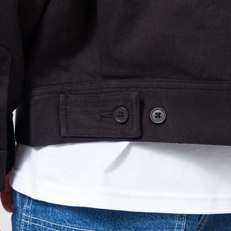 Universal Works Rose Bowl Jacket Black Works Twill-9