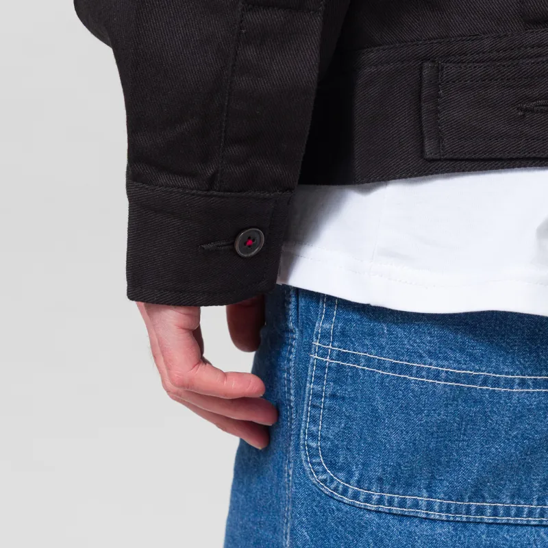 Universal Works Rose Bowl Jacket Black Works Twill-10