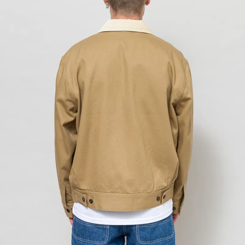 Universal Works Rose Bowl Jacket Khaki Works Twill-3