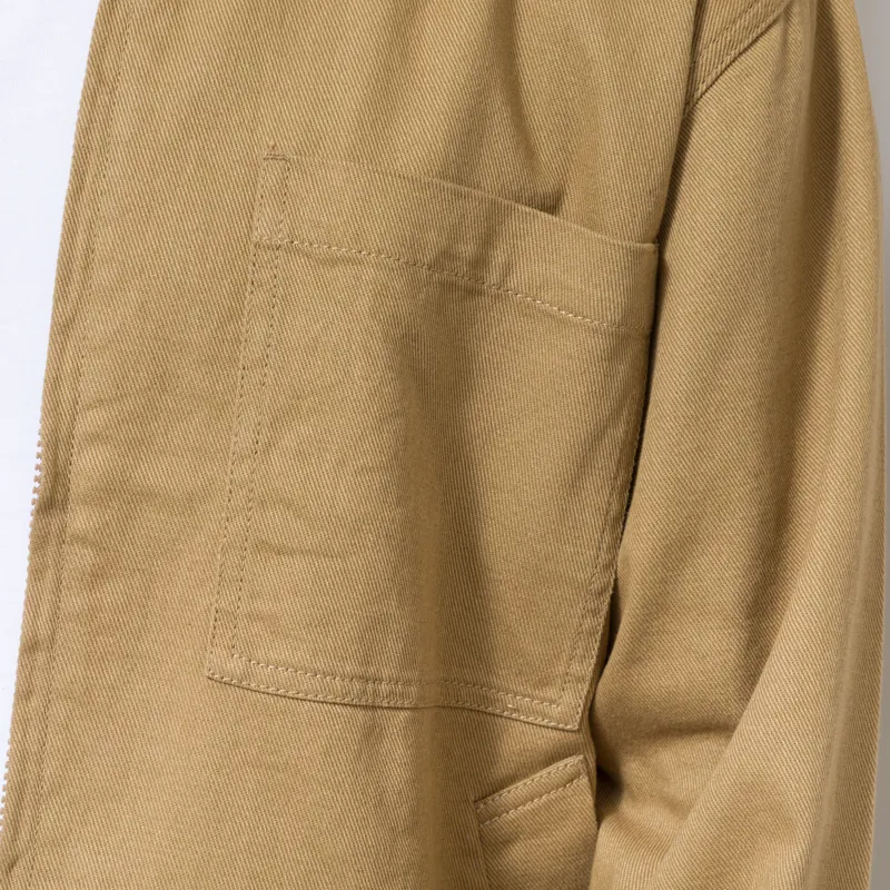 Universal Works Rose Bowl Jacket Khaki Works Twill-7