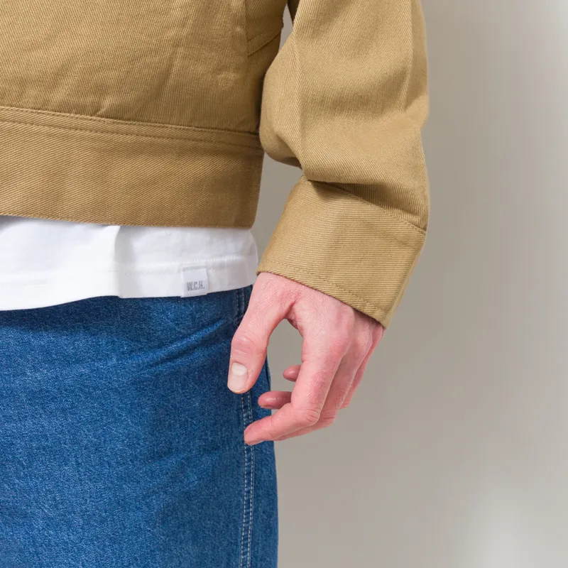 Universal Works Rose Bowl Jacket Khaki Works Twill-10