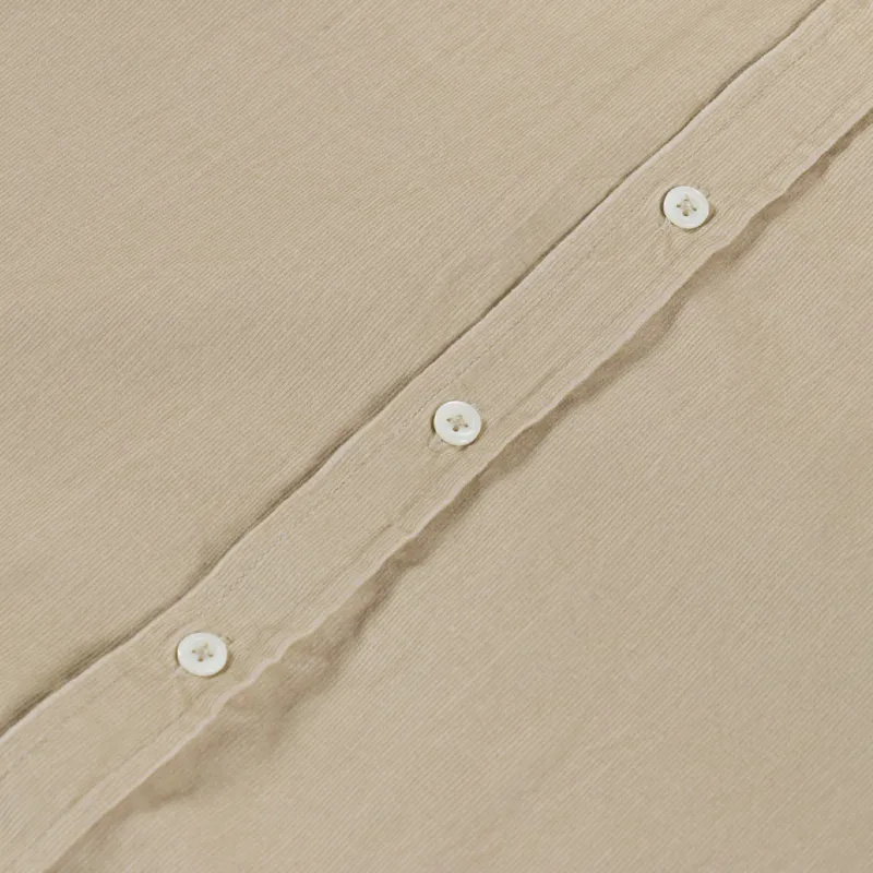 Universal Works Daybrook Shirt Sand Organic Fine Cord-6