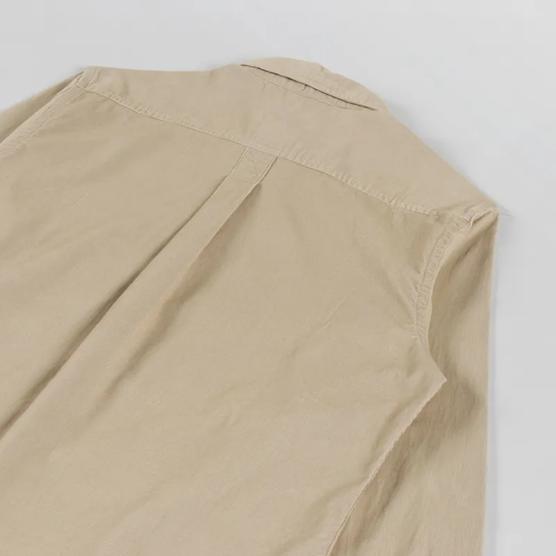 Universal Works Daybrook Shirt Sand Organic Fine Cord-3