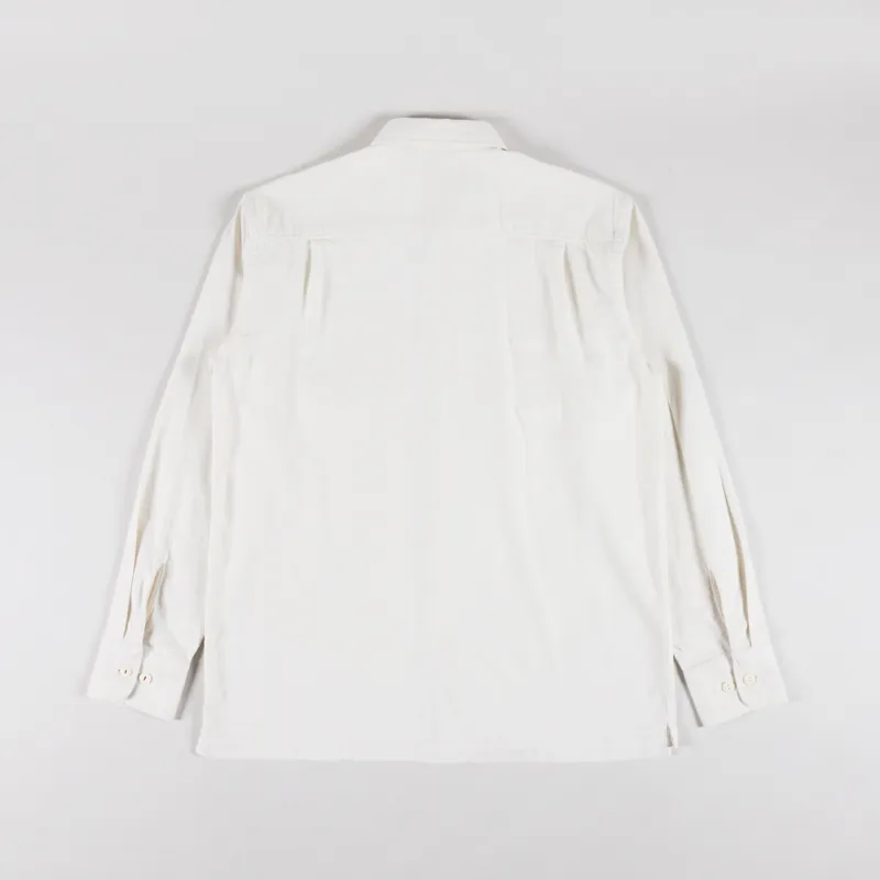 Universal Works CPO Shirt Ecru Sid Flannel-1