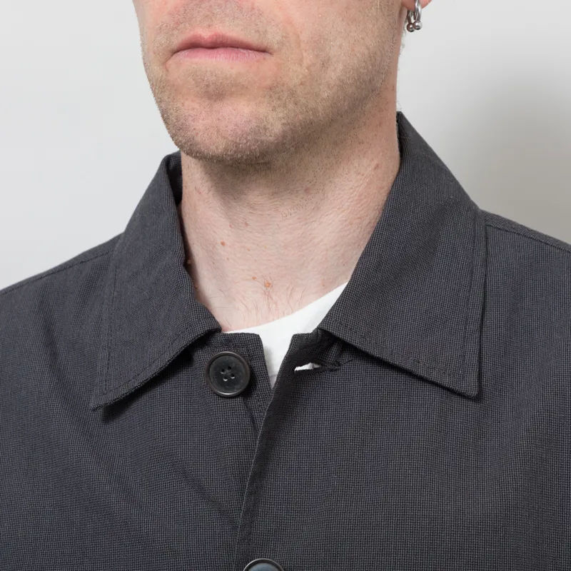 Universal Works OG Bakers Jacket Charcoal Seattle Cotton-3