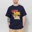 Universal Works Multi UW Print T Shirt Navy