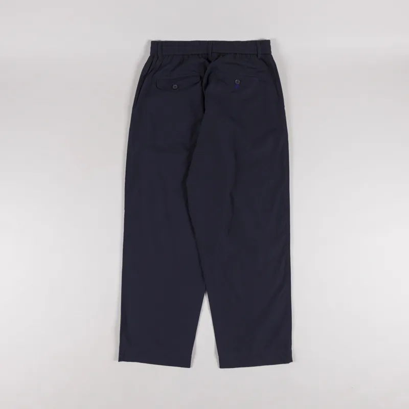 Universal Works Oxford Pant Navy Broadcloth-1