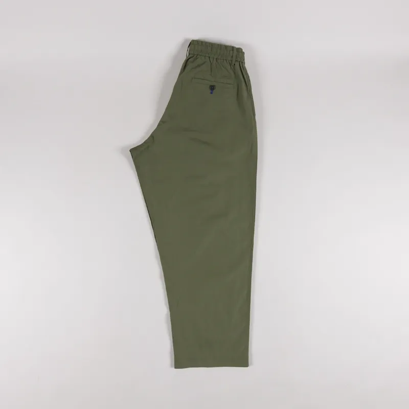 Universal Works Oxford Pant Olive Broadcloth-2