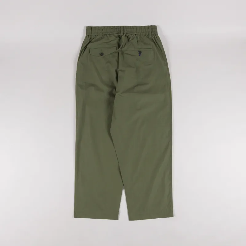 Universal Works Oxford Pant Olive Broadcloth-1