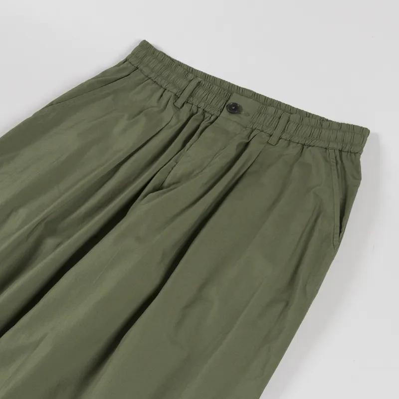 Universal Works Oxford Pant Olive Broadcloth-3