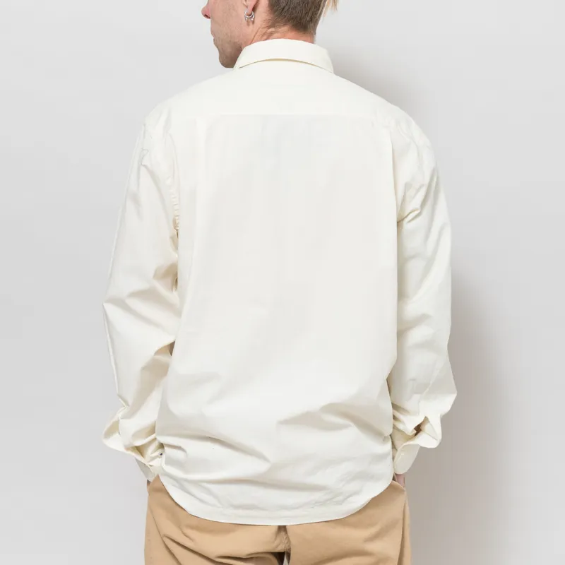 Universal Works Lucky Shirt Ecru Broadcloth-2