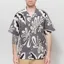 Universal Works Road Shirt Grey Baja Print