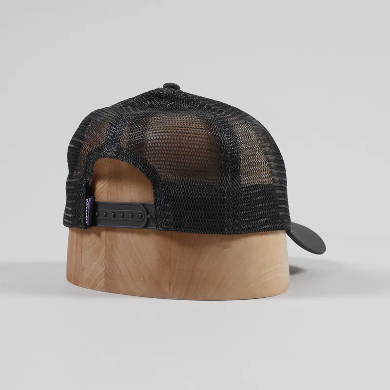 Patagonia P-6 Logo LoPro Trucker Hat Forge Grey-1