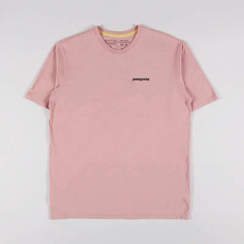 Patagonia P-6 Mission Organic T Shirt Sunfade Pink-1