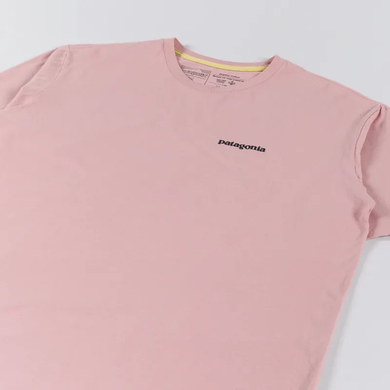 Patagonia P-6 Mission Organic T Shirt Sunfade Pink-3
