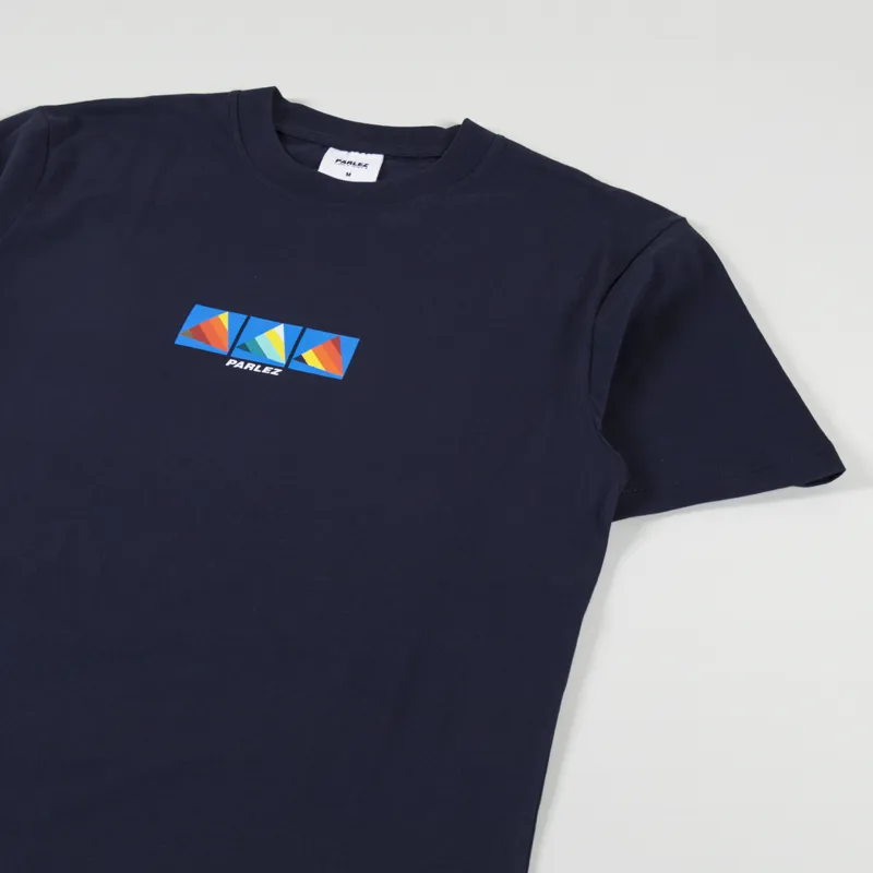 Parlez Antilles T Shirt Navy-1