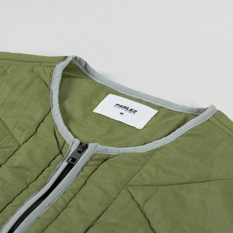 Parlez Elkins Gilet Olive Green-4